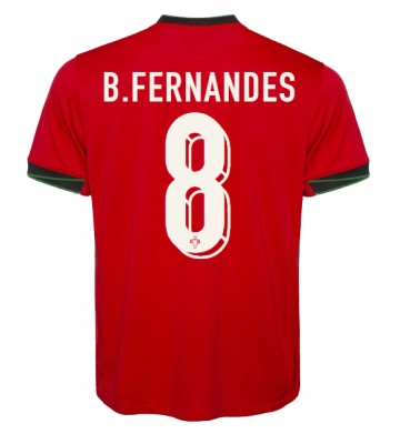 Portugalsko Bruno Fernandes #8 Domácí Dres ME 2024 Krátkým Rukávem