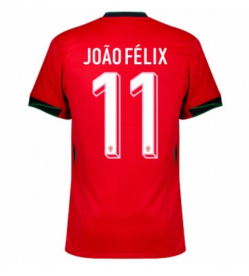 Portugalsko Joao Felix #11 Domácí Dres ME 2024 Krátkým Rukávem