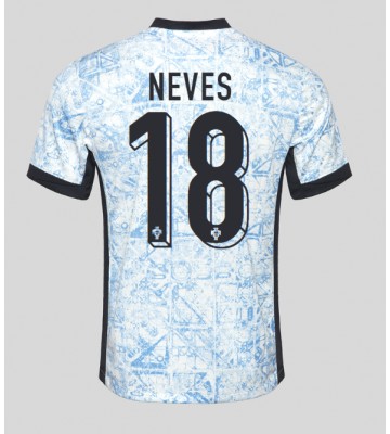 Portugalsko Ruben Neves #18 Venkovní Dres ME 2024 Krátkým Rukávem