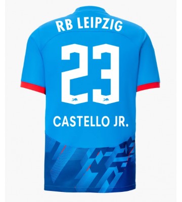 RB Leipzig Castello Lukeba #23 Alternativní Dres 2023-24 Krátkým Rukávem