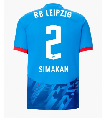 RB Leipzig Mohamed Simakan #2 Alternativní Dres 2023-24 Krátkým Rukávem