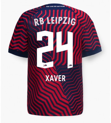 RB Leipzig Xaver Schlager #24 Venkovní Dres 2023-24 Krátkým Rukávem