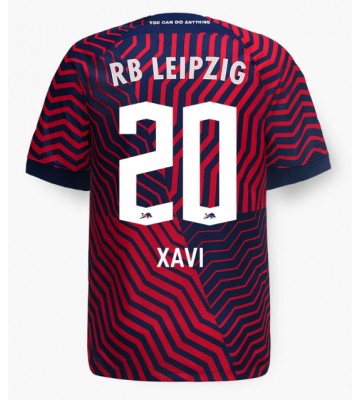 RB Leipzig Xavi Simons #20 Venkovní Dres 2023-24 Krátkým Rukávem