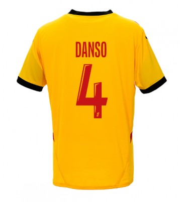 RC Lens Kevin Danso #4 Domácí Dres 2024-25 Krátkým Rukávem