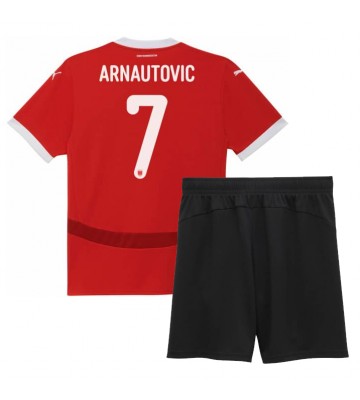 Rakousko Marko Arnautovic #7 Domácí dres komplet pro Děti ME 2024 Krátkým Rukávem (+ Krátké kalhoty)