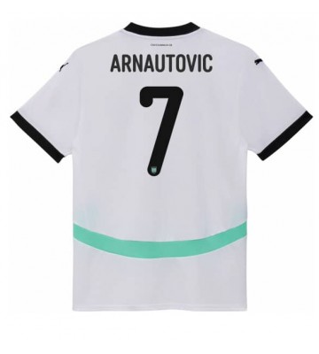 Rakousko Marko Arnautovic #7 Venkovní Dres ME 2024 Krátkým Rukávem