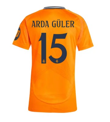 Real Madrid Arda Guler #15 Venkovní Dres pro Dámy 2024-25 Krátkým Rukávem