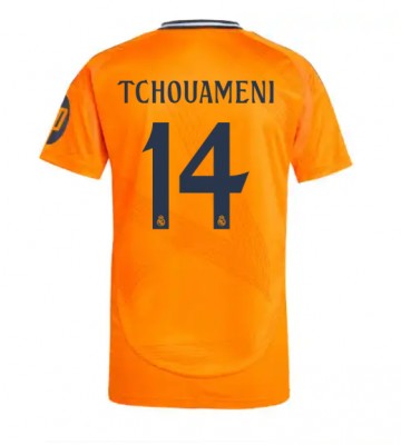 Real Madrid Aurelien Tchouameni #14 Venkovní Dres 2024-25 Krátkým Rukávem