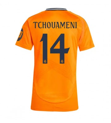 Real Madrid Aurelien Tchouameni #14 Venkovní Dres pro Dámy 2024-25 Krátkým Rukávem