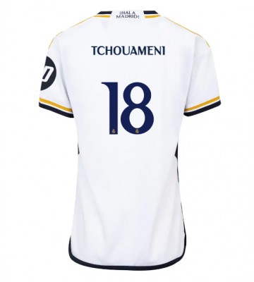 Real Madrid Aurelien Tchouameni #18 Domácí Dres pro Dámy 2023-24 Krátkým Rukávem