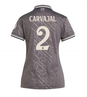 Real Madrid Daniel Carvajal #2 Alternativní Dres pro Dámy 2024-25 Krátkým Rukávem