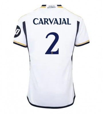 Real Madrid Daniel Carvajal #2 Domácí Dres 2023-24 Krátkým Rukávem