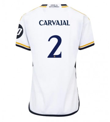 Real Madrid Daniel Carvajal #2 Domácí Dres pro Dámy 2023-24 Krátkým Rukávem