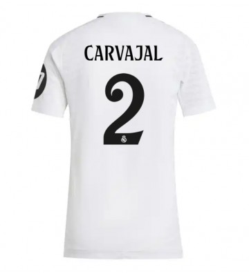 Real Madrid Daniel Carvajal #2 Domácí Dres pro Dámy 2024-25 Krátkým Rukávem