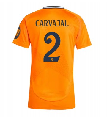 Real Madrid Daniel Carvajal #2 Venkovní Dres pro Dámy 2024-25 Krátkým Rukávem