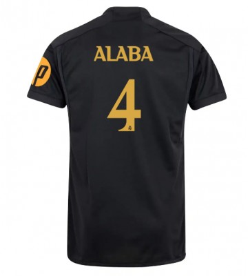 Real Madrid David Alaba #4 Alternativní Dres 2023-24 Krátkým Rukávem