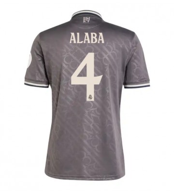 Real Madrid David Alaba #4 Alternativní Dres 2024-25 Krátkým Rukávem