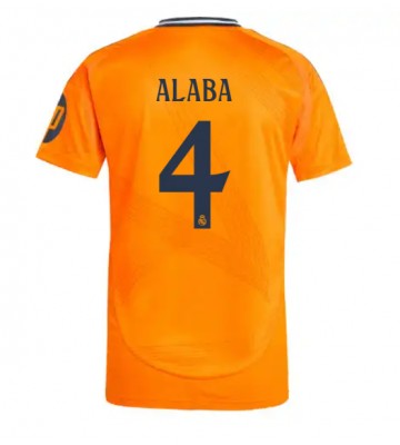 Real Madrid David Alaba #4 Venkovní Dres 2024-25 Krátkým Rukávem