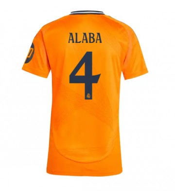 Real Madrid David Alaba #4 Venkovní Dres pro Dámy 2024-25 Krátkým Rukávem