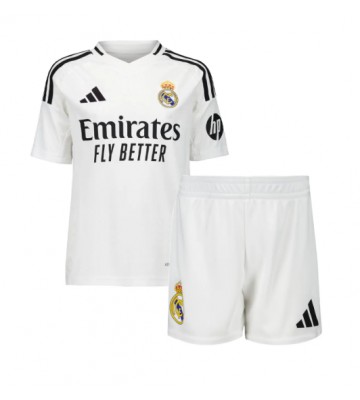 Real Madrid Domácí dres komplet pro Děti 2024-25 Krátkým Rukávem (+ Krátké kalhoty)