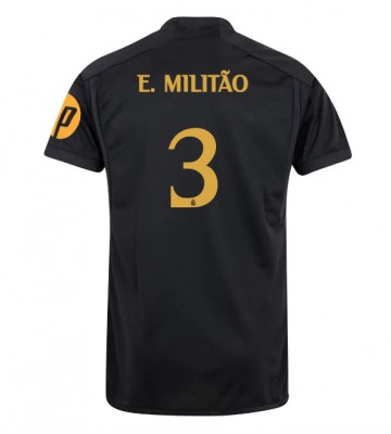 Real Madrid Eder Militao #3 Alternativní Dres 2023-24 Krátkým Rukávem