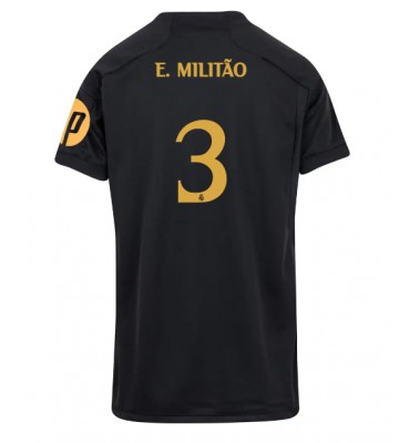 Real Madrid Eder Militao #3 Alternativní Dres pro Dámy 2023-24 Krátkým Rukávem