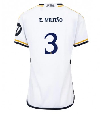 Real Madrid Eder Militao #3 Domácí Dres pro Dámy 2023-24 Krátkým Rukávem