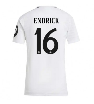 Real Madrid Endrick #16 Domácí Dres pro Dámy 2024-25 Krátkým Rukávem