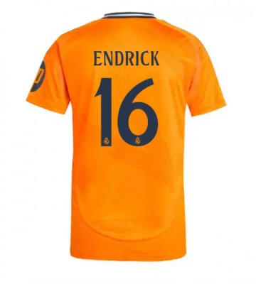 Real Madrid Endrick #16 Venkovní Dres 2024-25 Krátkým Rukávem