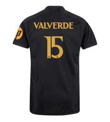 Real Madrid Federico Valverde #15 Alternativní Dres 2023-24 Krátkým Rukávem