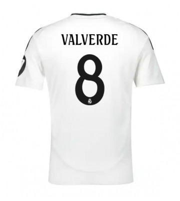 Real Madrid Federico Valverde #8 Domácí Dres 2024-25 Krátkým Rukávem