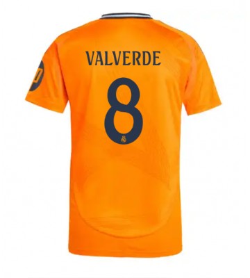 Real Madrid Federico Valverde #8 Venkovní Dres 2024-25 Krátkým Rukávem