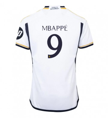 Real Madrid Kylian Mbappe #9 Domácí Dres 2023-24 Krátkým Rukávem