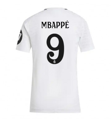 Real Madrid Kylian Mbappe #9 Domácí Dres pro Dámy 2024-25 Krátkým Rukávem