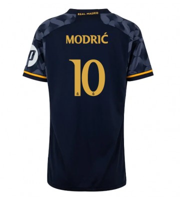 Real Madrid Luka Modric #10 Venkovní Dres pro Dámy 2023-24 Krátkým Rukávem