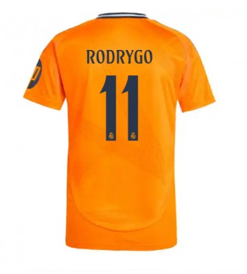 Real Madrid Rodrygo Goes #11 Venkovní Dres 2024-25 Krátkým Rukávem