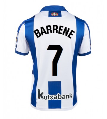 Real Sociedad Ander Barrenetxea #7 Domácí Dres 2024-25 Krátkým Rukávem