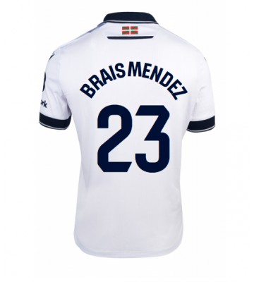 Real Sociedad Brais Mendez #23 Alternativní Dres 2023-24 Krátkým Rukávem