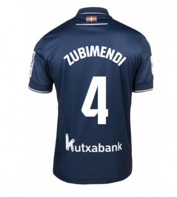 Real Sociedad Martin Zubimendi #4 Venkovní Dres 2023-24 Krátkým Rukávem