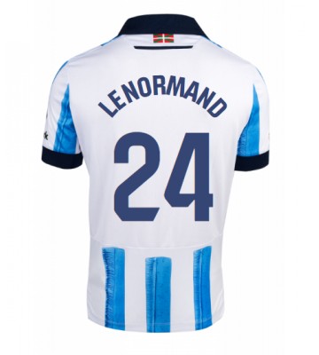 Real Sociedad Robin Le Normand #24 Domácí Dres 2023-24 Krátkým Rukávem