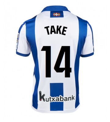 Real Sociedad Takefusa Kubo #14 Domácí Dres 2024-25 Krátkým Rukávem