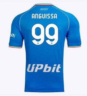 SSC Napoli Frank Anguissa #99 Domácí Dres 2023-24 Krátkým Rukávem