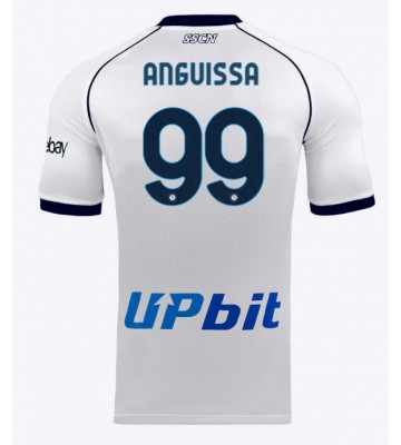 SSC Napoli Frank Anguissa #99 Venkovní Dres 2023-24 Krátkým Rukávem