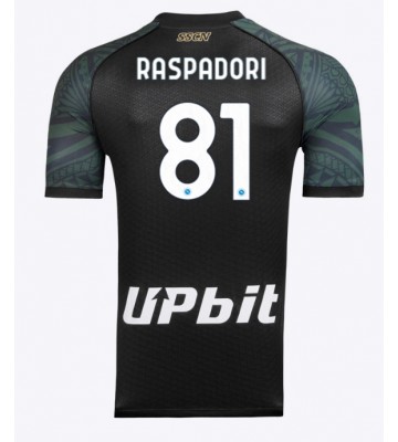 SSC Napoli Giacomo Raspadori #81 Alternativní Dres 2023-24 Krátkým Rukávem