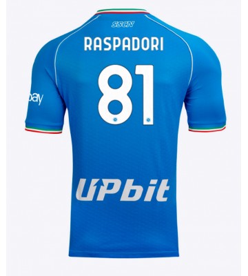 SSC Napoli Giacomo Raspadori #81 Domácí Dres 2023-24 Krátkým Rukávem