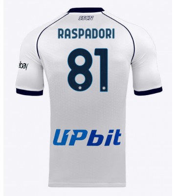 SSC Napoli Giacomo Raspadori #81 Venkovní Dres 2023-24 Krátkým Rukávem