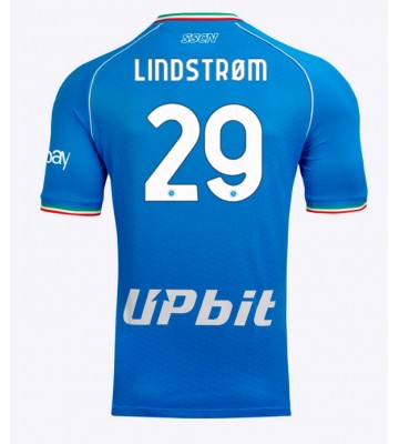 SSC Napoli Jesper Lindstrom #29 Domácí Dres 2023-24 Krátkým Rukávem