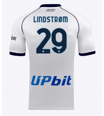 SSC Napoli Jesper Lindstrom #29 Venkovní Dres 2023-24 Krátkým Rukávem