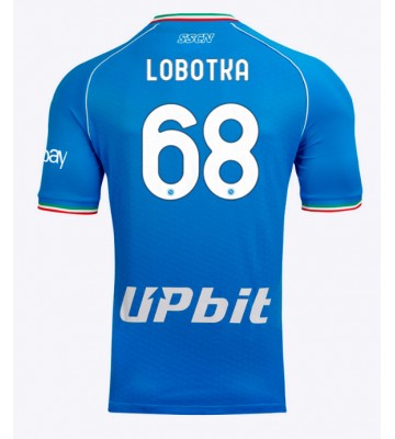 SSC Napoli Stanislav Lobotka #68 Domácí Dres 2023-24 Krátkým Rukávem