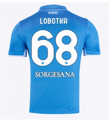 SSC Napoli Stanislav Lobotka #68 Domácí Dres 2024-25 Krátkým Rukávem